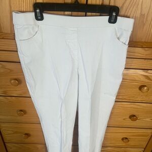 Alfred Dunner White Petite Pants 12P